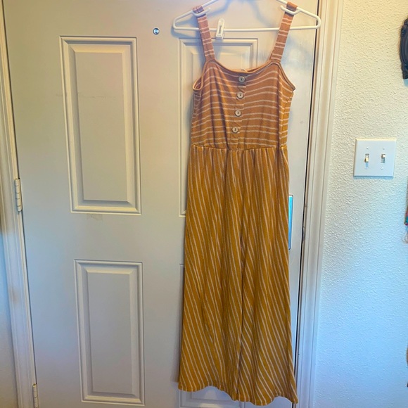 70s style striped jumpsuit - Picture 1 of 5